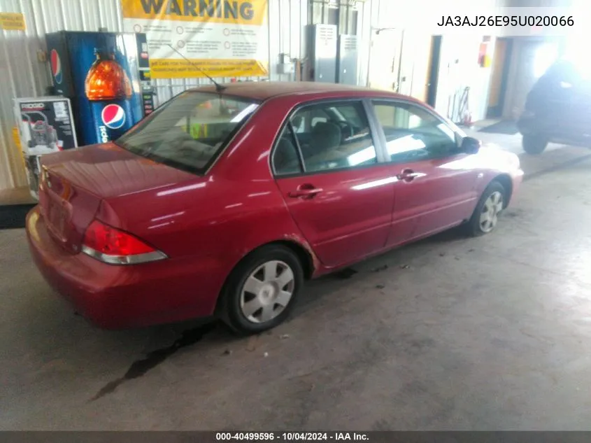 JA3AJ26E95U020066 2005 Mitsubishi Lancer Es