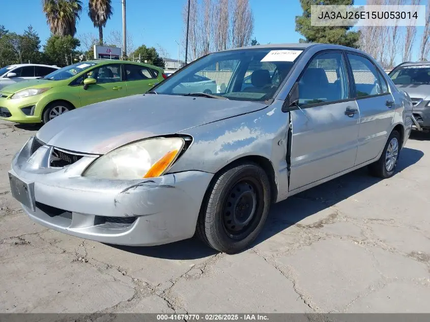 2005 Mitsubishi Lancer Es VIN: JA3AJ26E15U053014 Lot: 41679770