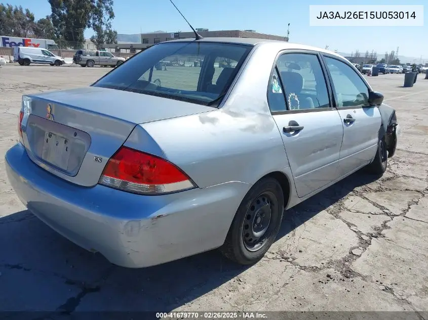 2005 Mitsubishi Lancer Es VIN: JA3AJ26E15U053014 Lot: 41679770
