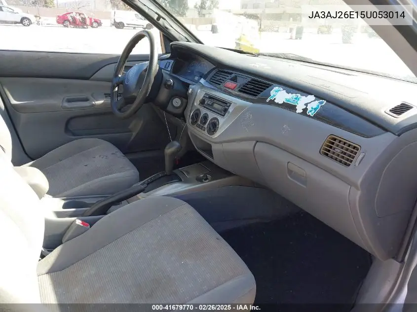 2005 Mitsubishi Lancer Es VIN: JA3AJ26E15U053014 Lot: 41679770