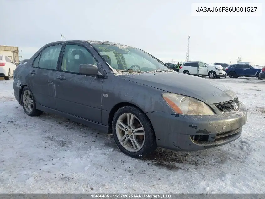 JA3AJ66F86U601527 2006 Mitsubishi Lancer
