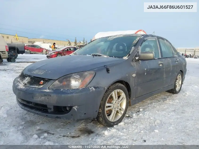 JA3AJ66F86U601527 2006 Mitsubishi Lancer
