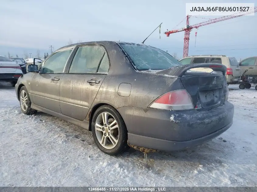 JA3AJ66F86U601527 2006 Mitsubishi Lancer