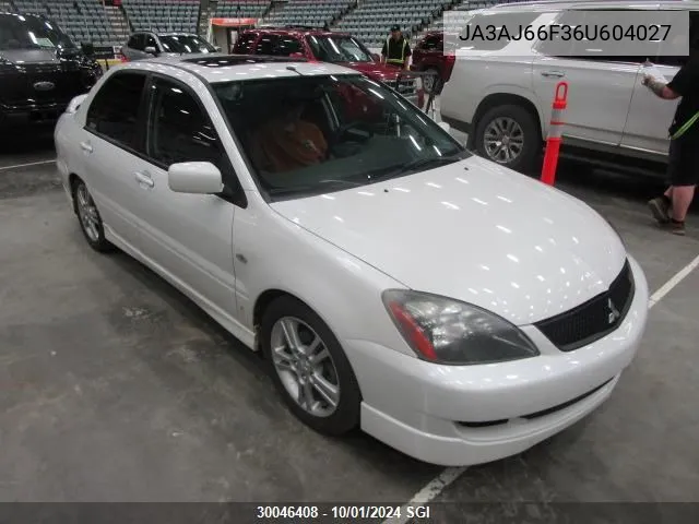 JA3AJ66F36U604027 2006 Mitsubishi Lancer Ralliart