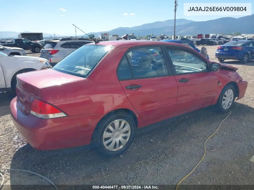 JA3AJ26E66V009804 2006 Mitsubishi Lancer Es/Se