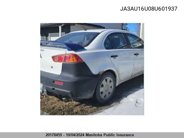 JA3AU16U08U601937 2008 Mitsubishi Lancer De