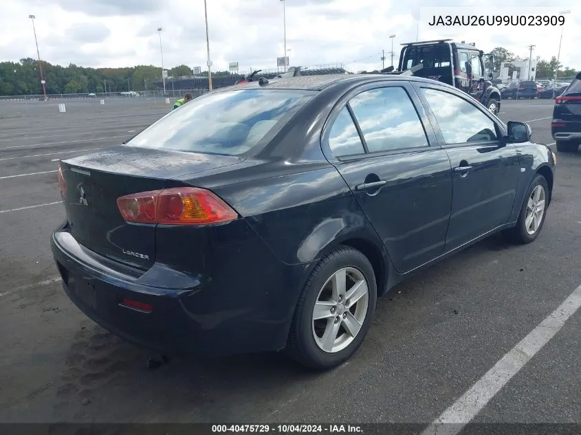 JA3AU26U99U023909 2009 Mitsubishi Lancer Es/Es-Sport