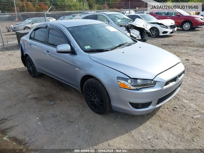 JA3AU26U59U019646 2009 Mitsubishi Lancer Es/Es-Sport