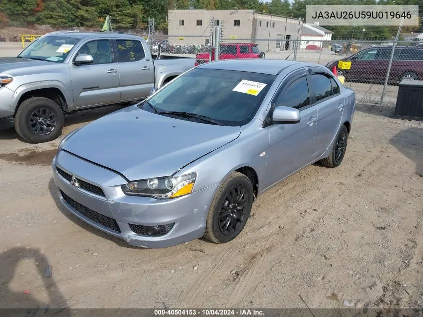 JA3AU26U59U019646 2009 Mitsubishi Lancer Es/Es-Sport