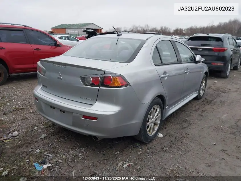 JA32U2FU2AU602023 2010 Mitsubishi Lancer Se