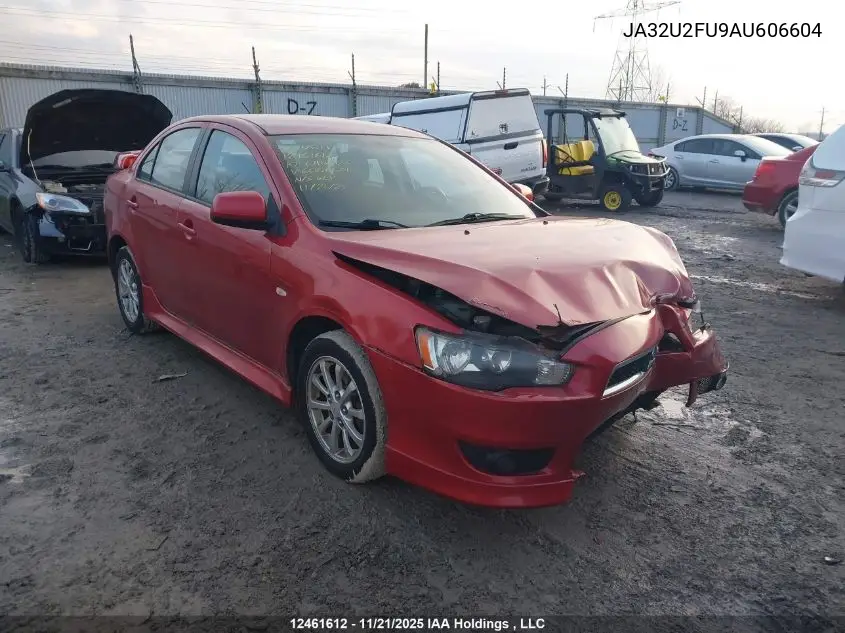 JA32U2FU9AU606604 2010 Mitsubishi Lancer Se