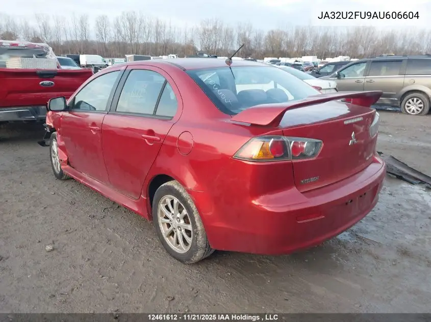 JA32U2FU9AU606604 2010 Mitsubishi Lancer Se