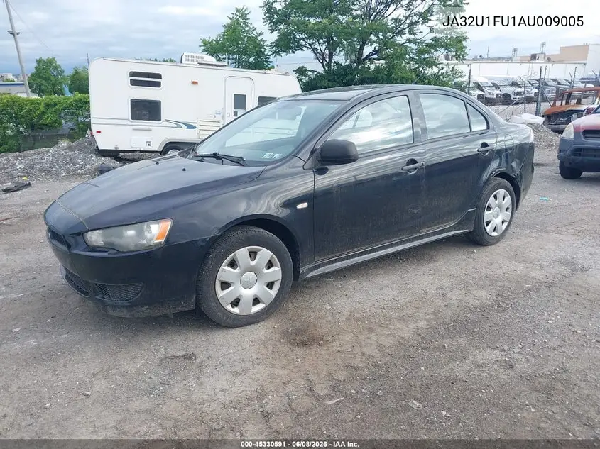 2010 Mitsubishi Lancer De VIN: JA32U1FU1AU009005 Lot: 45330591