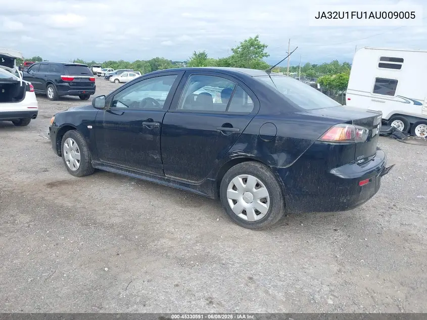 2010 Mitsubishi Lancer De VIN: JA32U1FU1AU009005 Lot: 45330591