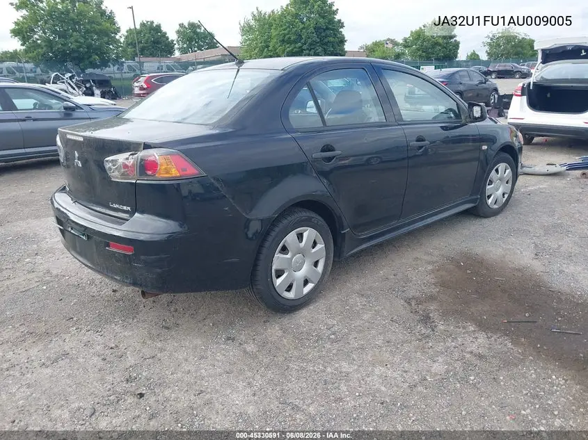 2010 Mitsubishi Lancer De VIN: JA32U1FU1AU009005 Lot: 45330591