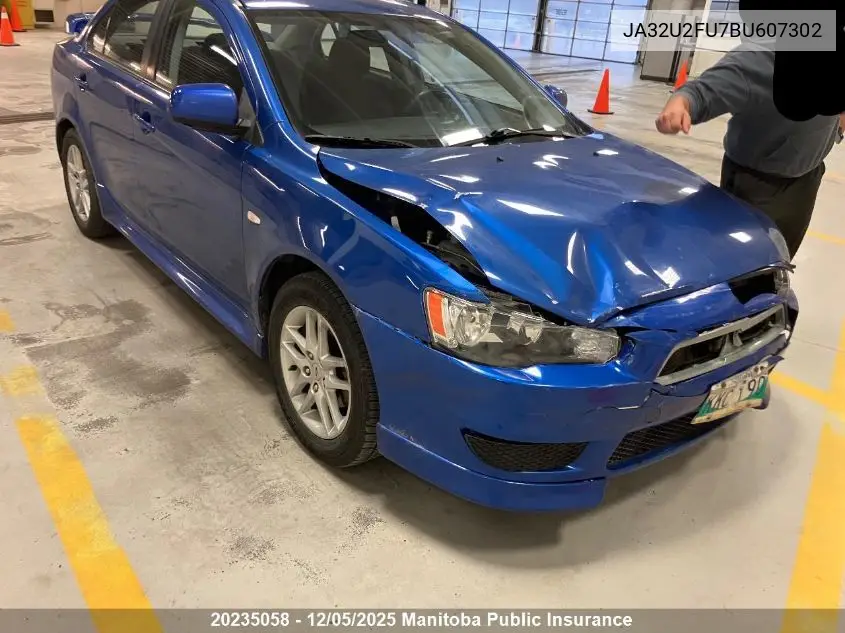 JA32U2FU7BU607302 2011 Mitsubishi Lancer Se