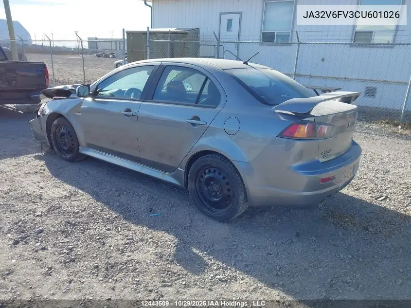 JA32V6FV3CU601026 2012 Mitsubishi Lancer Ralliart