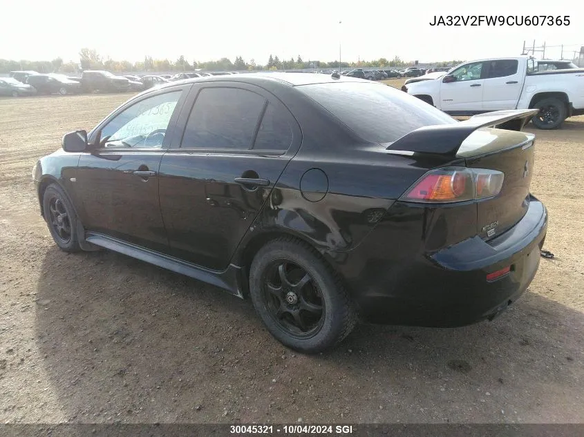 JA32V2FW9CU607365 2012 Mitsubishi Lancer Se