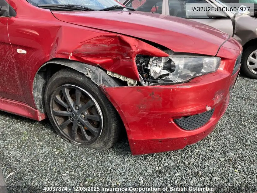 JA32U2FU1CU604977 2012 Mitsubishi Lancer Es/Es Sport