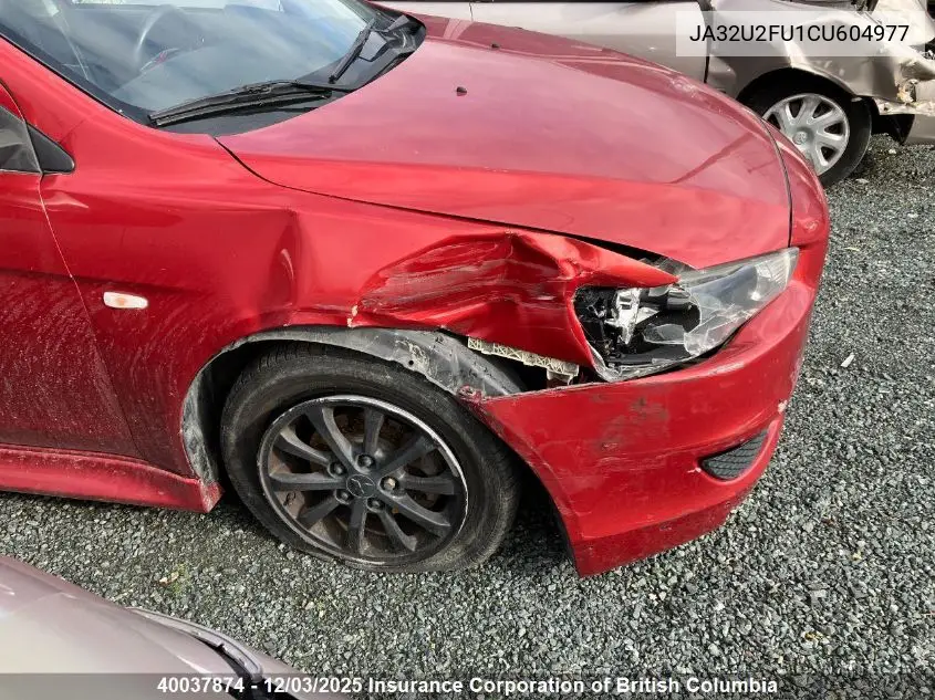 JA32U2FU1CU604977 2012 Mitsubishi Lancer Es/Es Sport