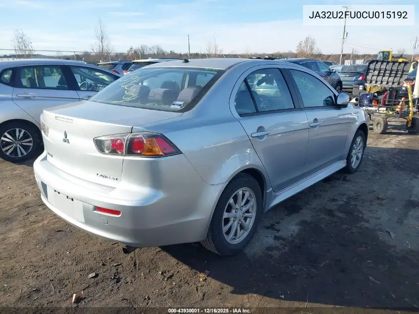JA32U2FU0CU015192 2012 Mitsubishi Lancer Es