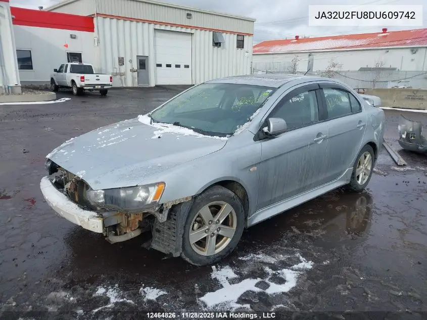 JA32U2FU8DU609742 2013 Mitsubishi Lancer Es/Es Sport