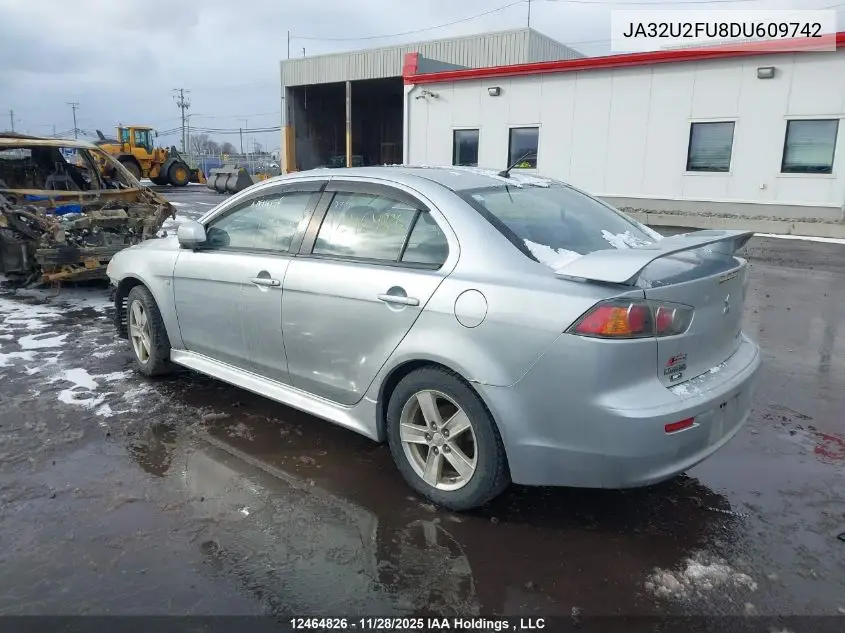 JA32U2FU8DU609742 2013 Mitsubishi Lancer Es/Es Sport