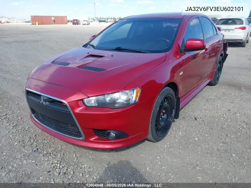 2014 Mitsubishi Lancer Ralliart VIN: JA32V6FV3EU602101 Lot: 12604848