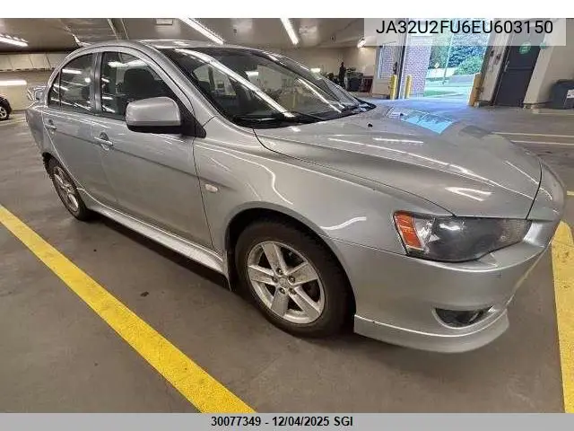 JA32U2FU6EU603150 2014 Mitsubishi Lancer