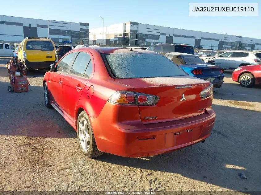 JA32U2FUXEU019110 2014 Mitsubishi Lancer Es