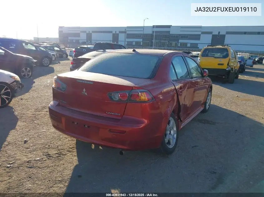 JA32U2FUXEU019110 2014 Mitsubishi Lancer Es