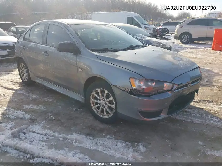 JA32U2FU0EU022730 2014 Mitsubishi Lancer Es