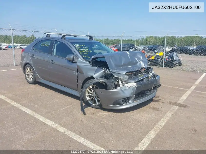 JA32X2HU0FU602100 2015 Mitsubishi Lancer Sportback Se