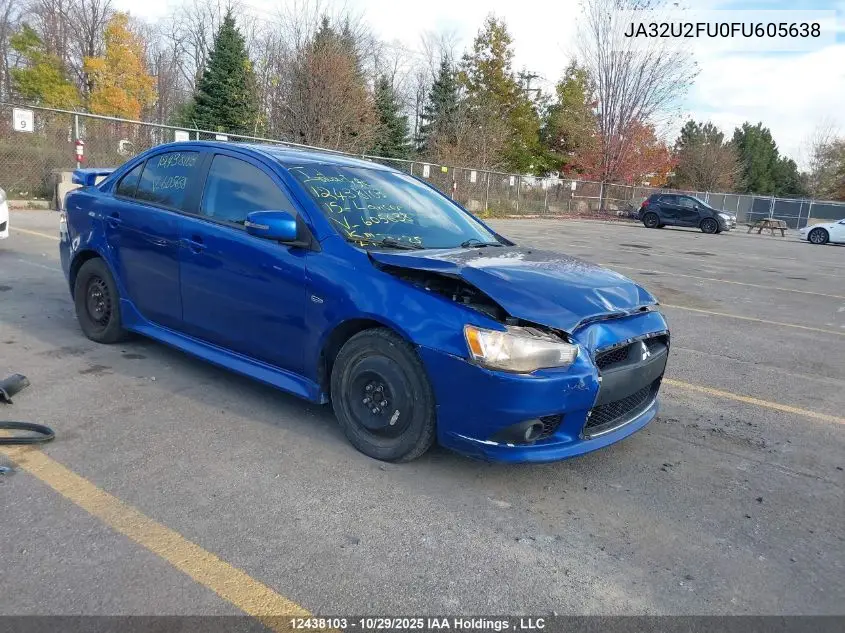 JA32U2FU0FU605638 2015 Mitsubishi Lancer
