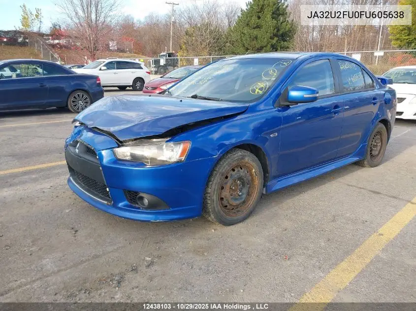 JA32U2FU0FU605638 2015 Mitsubishi Lancer