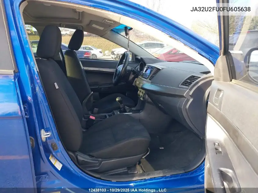 JA32U2FU0FU605638 2015 Mitsubishi Lancer