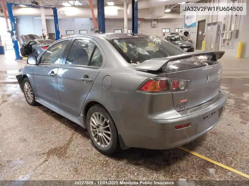 JA32V2FW1FU604500 2015 Mitsubishi Lancer Se