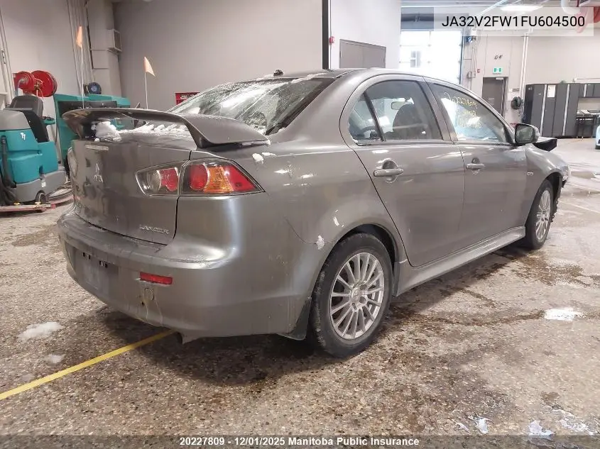 JA32V2FW1FU604500 2015 Mitsubishi Lancer Se