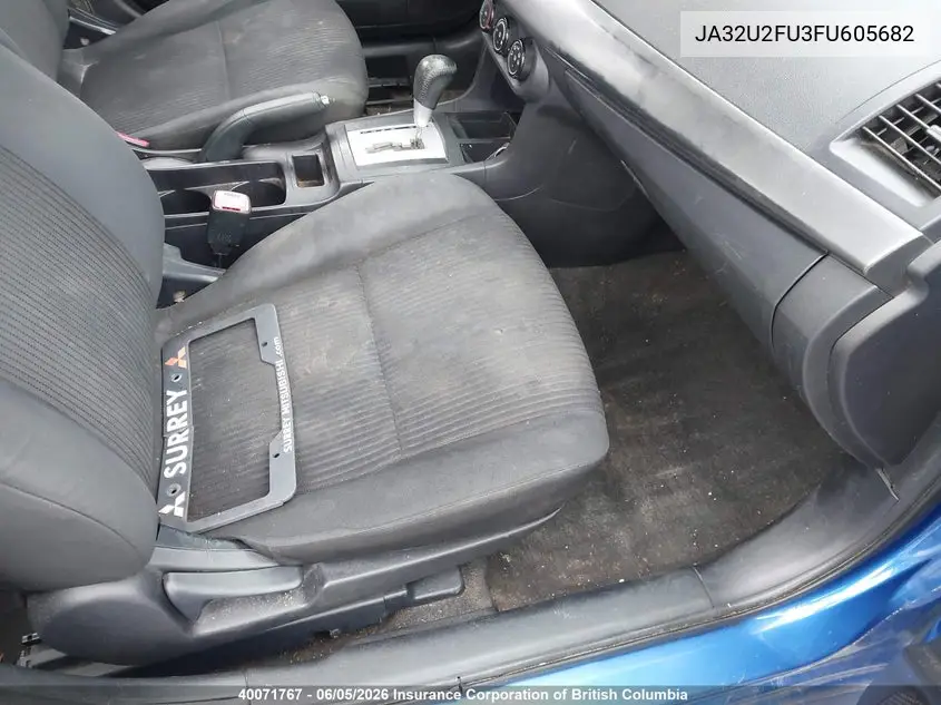 2015 Mitsubishi Lancer Es VIN: JA32U2FU3FU605682 Lot: 40071767