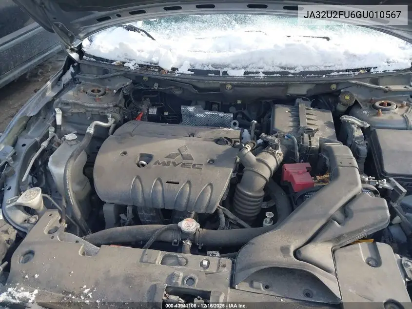 JA32U2FU6GU010567 2016 Mitsubishi Lancer Es