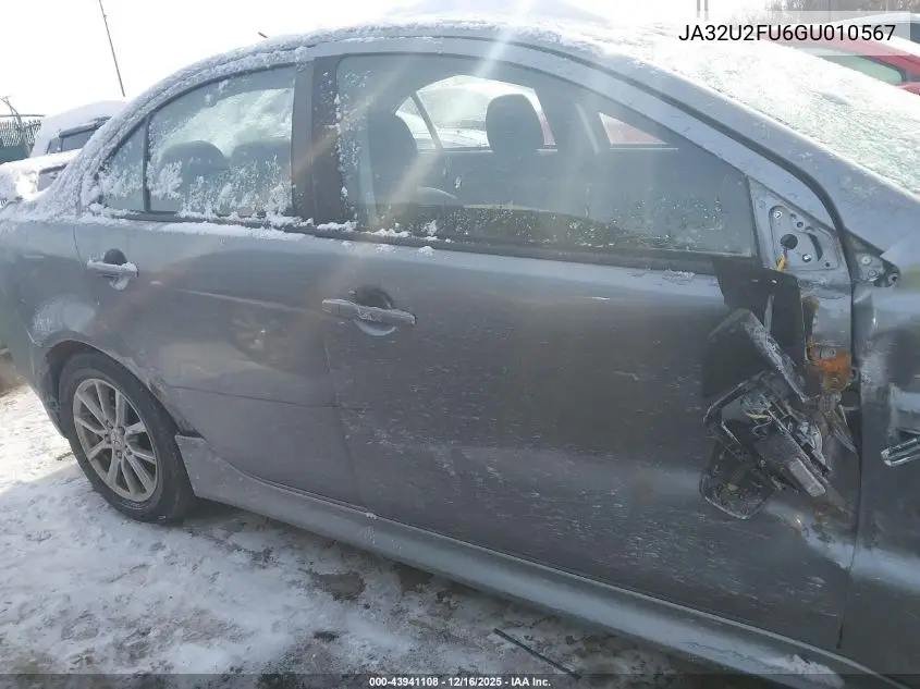 JA32U2FU6GU010567 2016 Mitsubishi Lancer Es