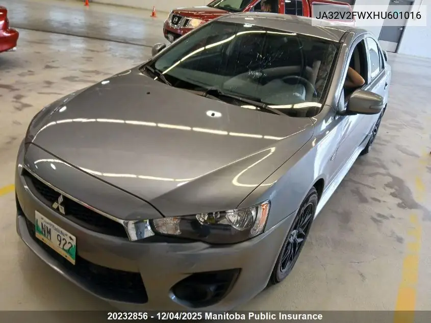 JA32V2FWXHU601016 2017 Mitsubishi Lancer Es