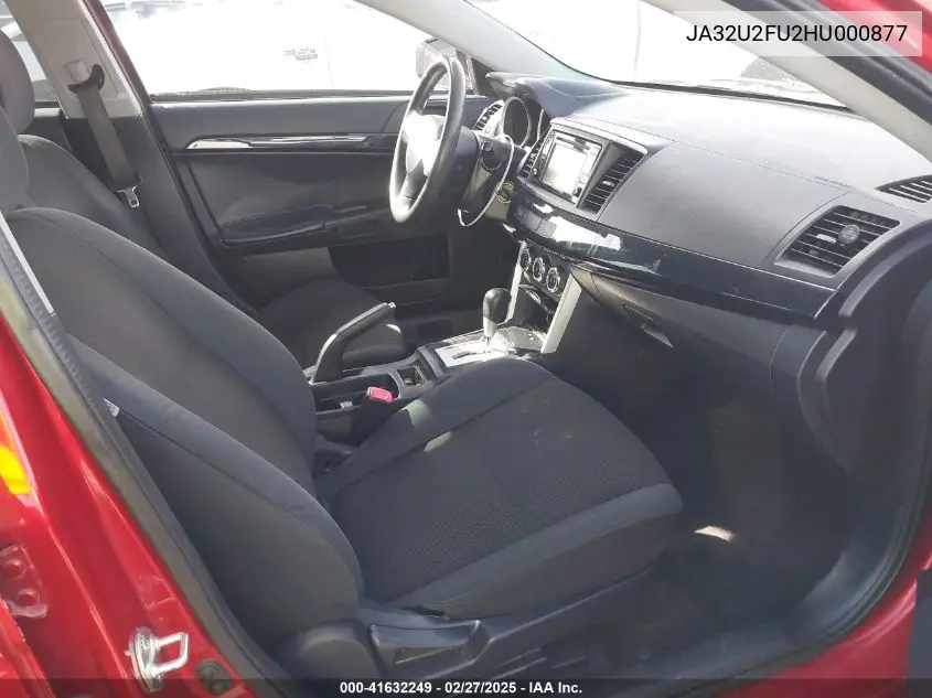 2017 Mitsubishi Lancer Es VIN: JA32U2FU2HU000877 Lot: 41632249