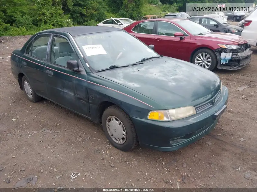 1999 Mitsubishi Mirage De VIN: JA3AY26A1XU023331 Lot: 45325571