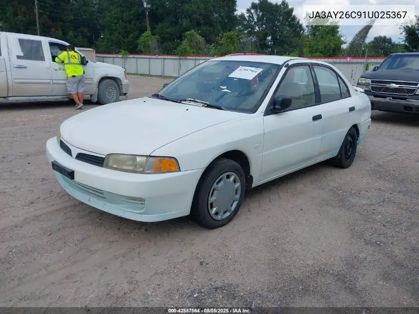 2001 Mitsubishi Mirage Es VIN: JA3AY26C91U025367 Lot: 42887564