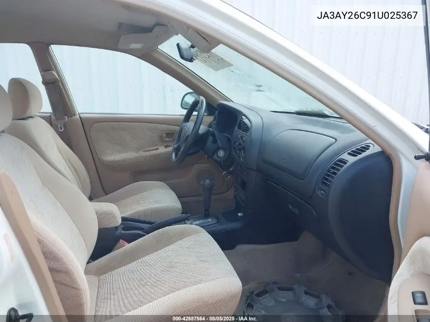 2001 Mitsubishi Mirage Es VIN: JA3AY26C91U025367 Lot: 42887564