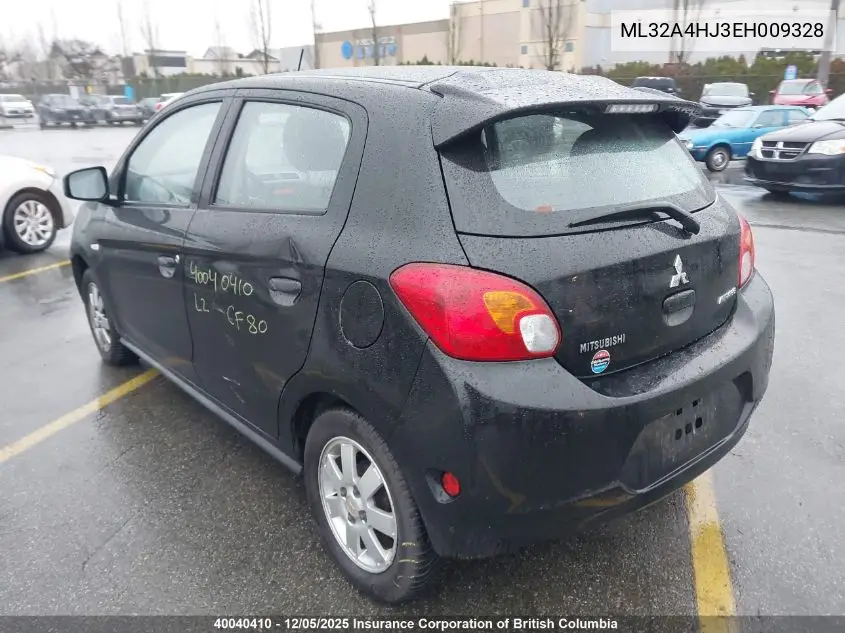 ML32A4HJ3EH009328 2014 Mitsubishi Mirage Es