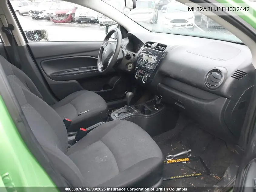ML32A3HJ1FH032442 2015 Mitsubishi Mirage De