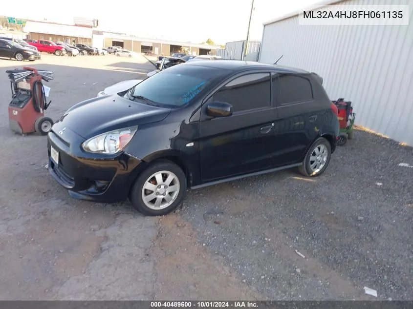 ML32A4HJ8FH061135 2015 Mitsubishi Mirage Rf