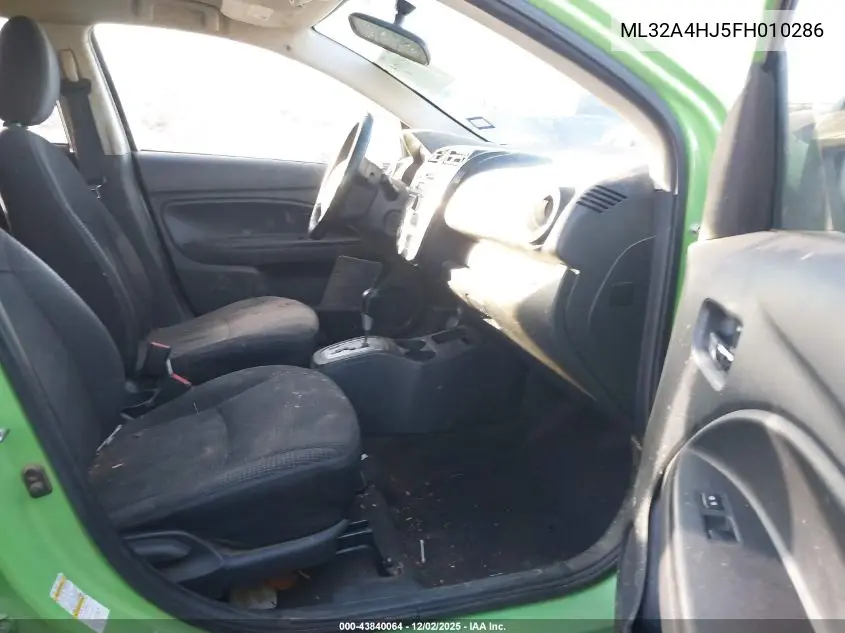 ML32A4HJ5FH010286 2015 Mitsubishi Mirage Es/Rf